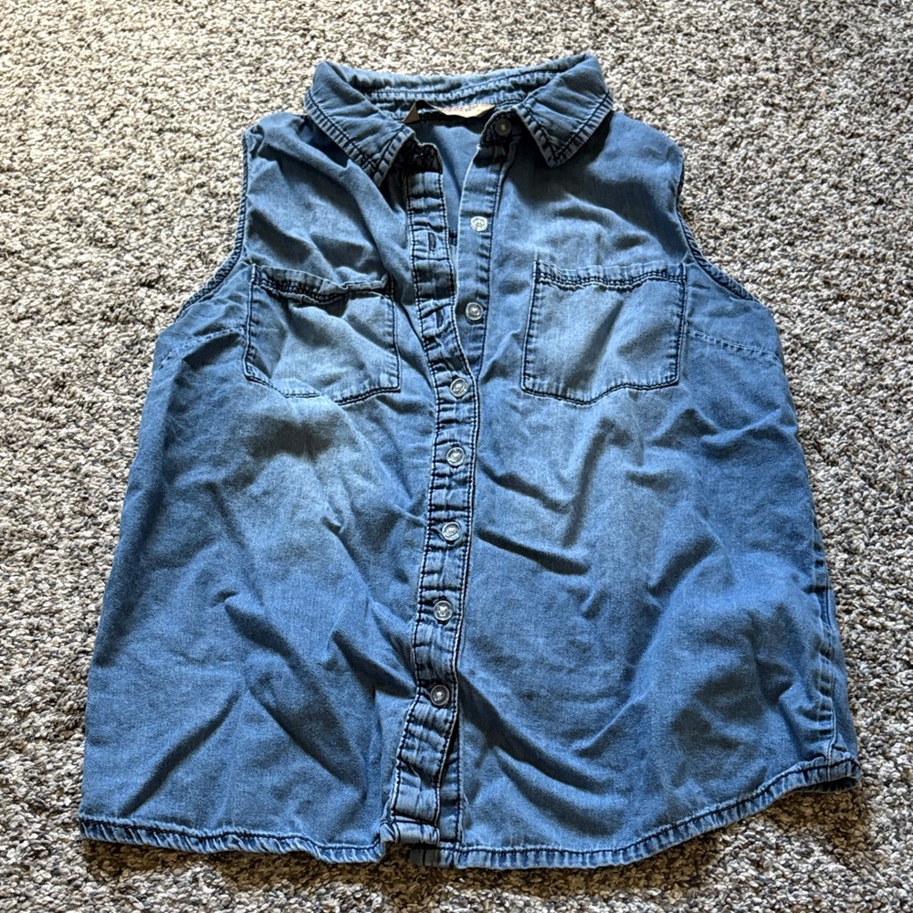 Highway Jeans Blue Denim Tank Top